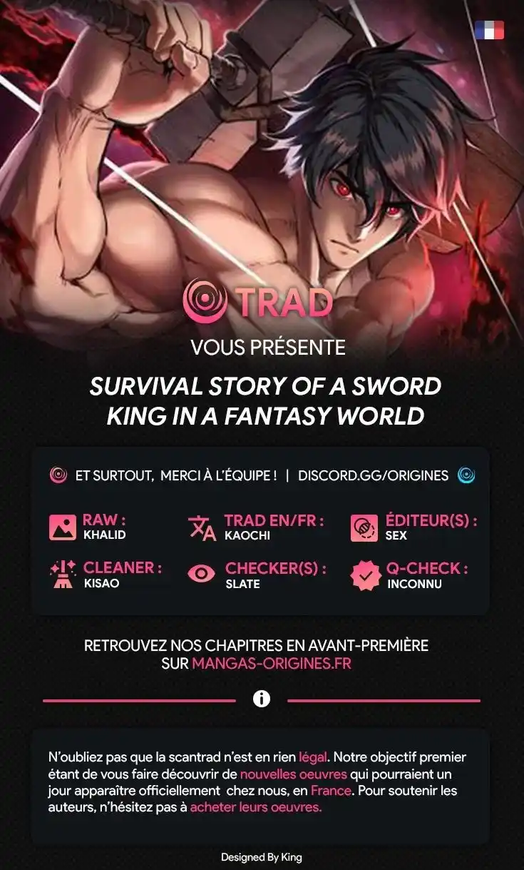 Otherworldly Sword King’S Survival Records 100 page 1