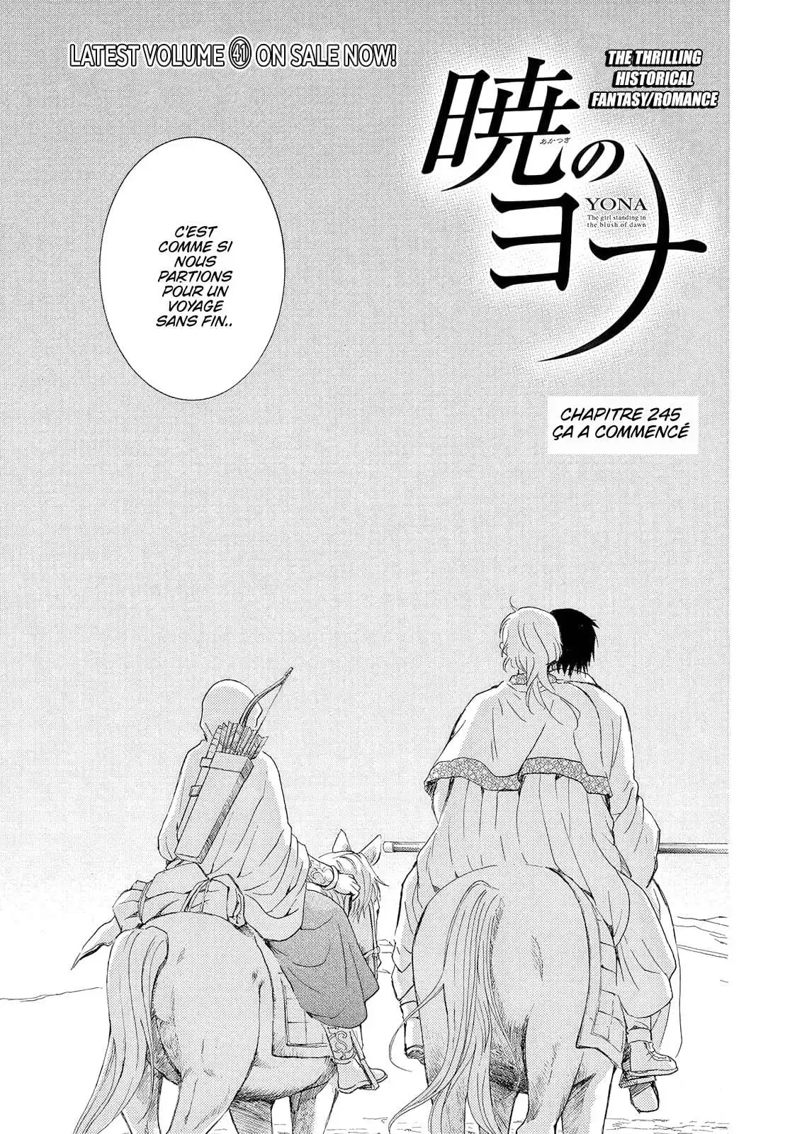 Yona, Princesse de l'Aube 245 page 3