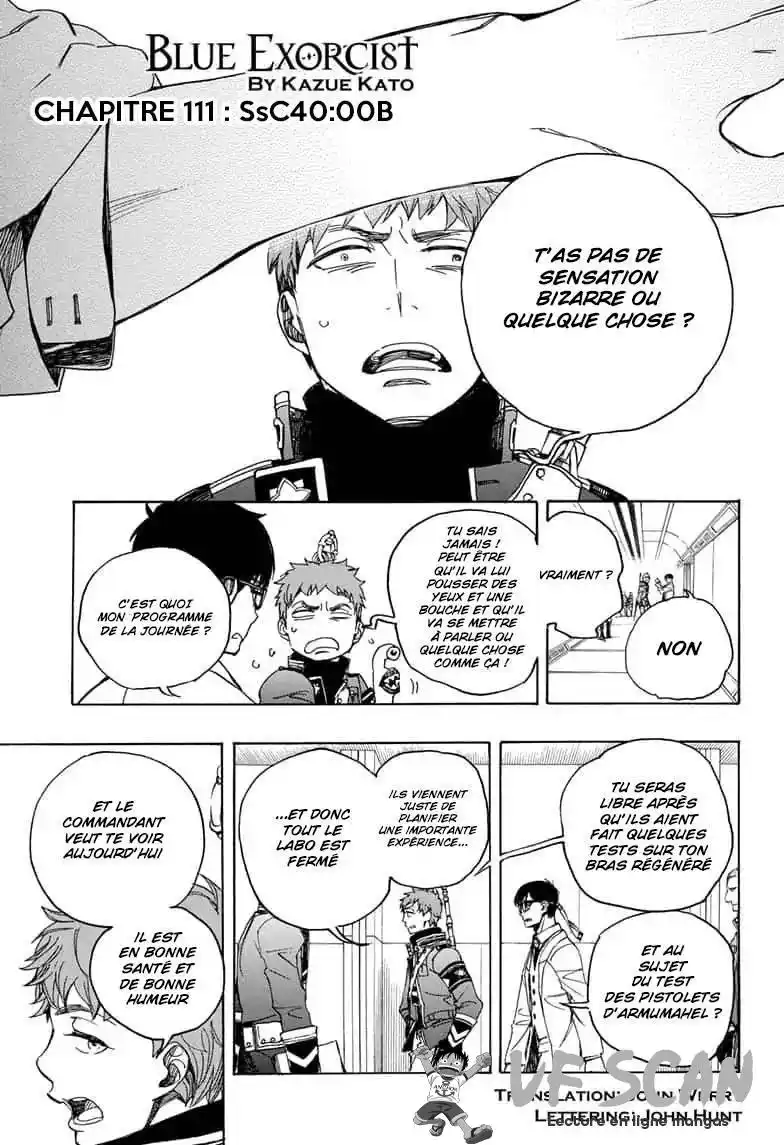 Ao No Exorcist 111 page 1