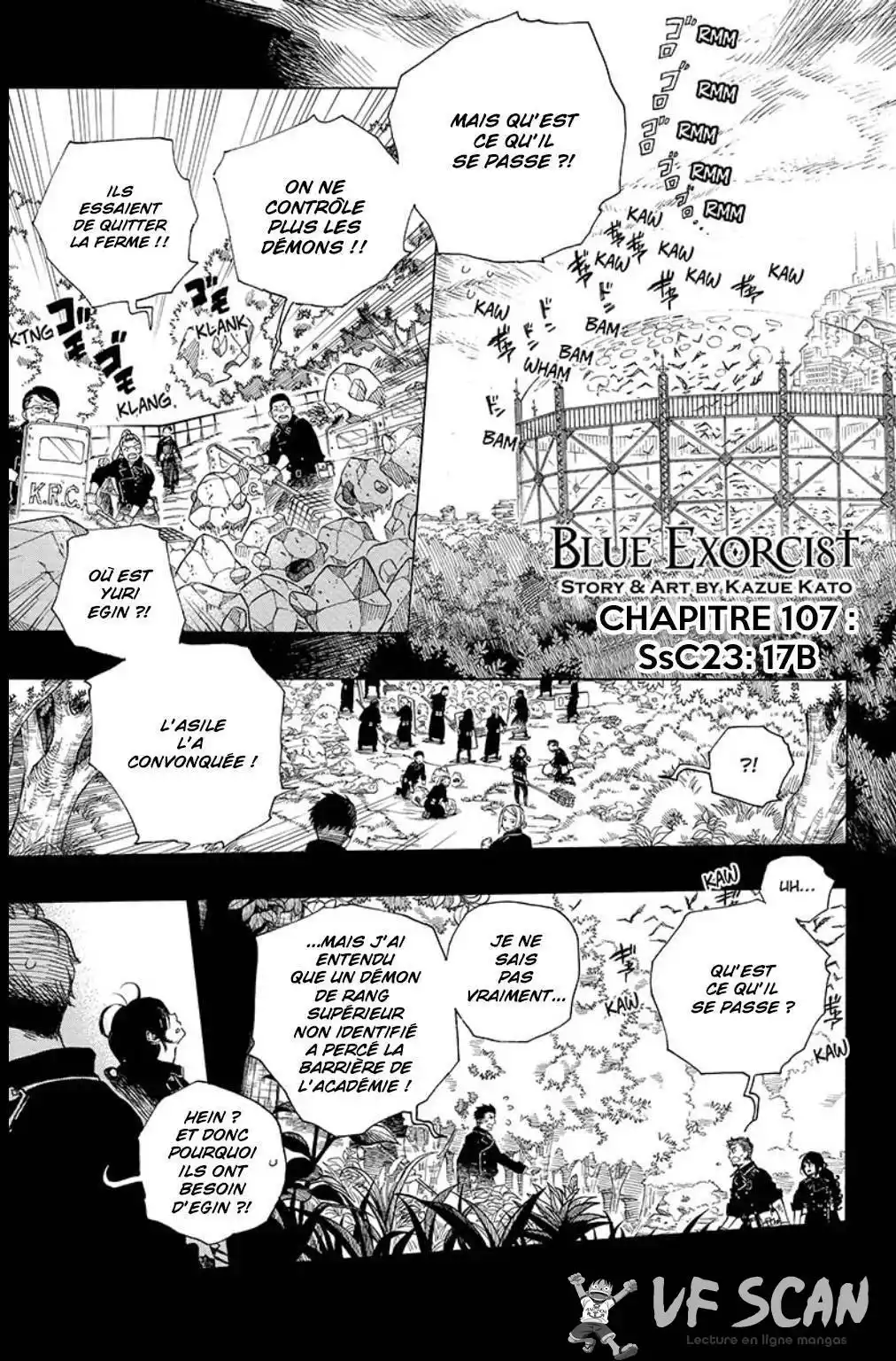 Ao No Exorcist 107 page 1