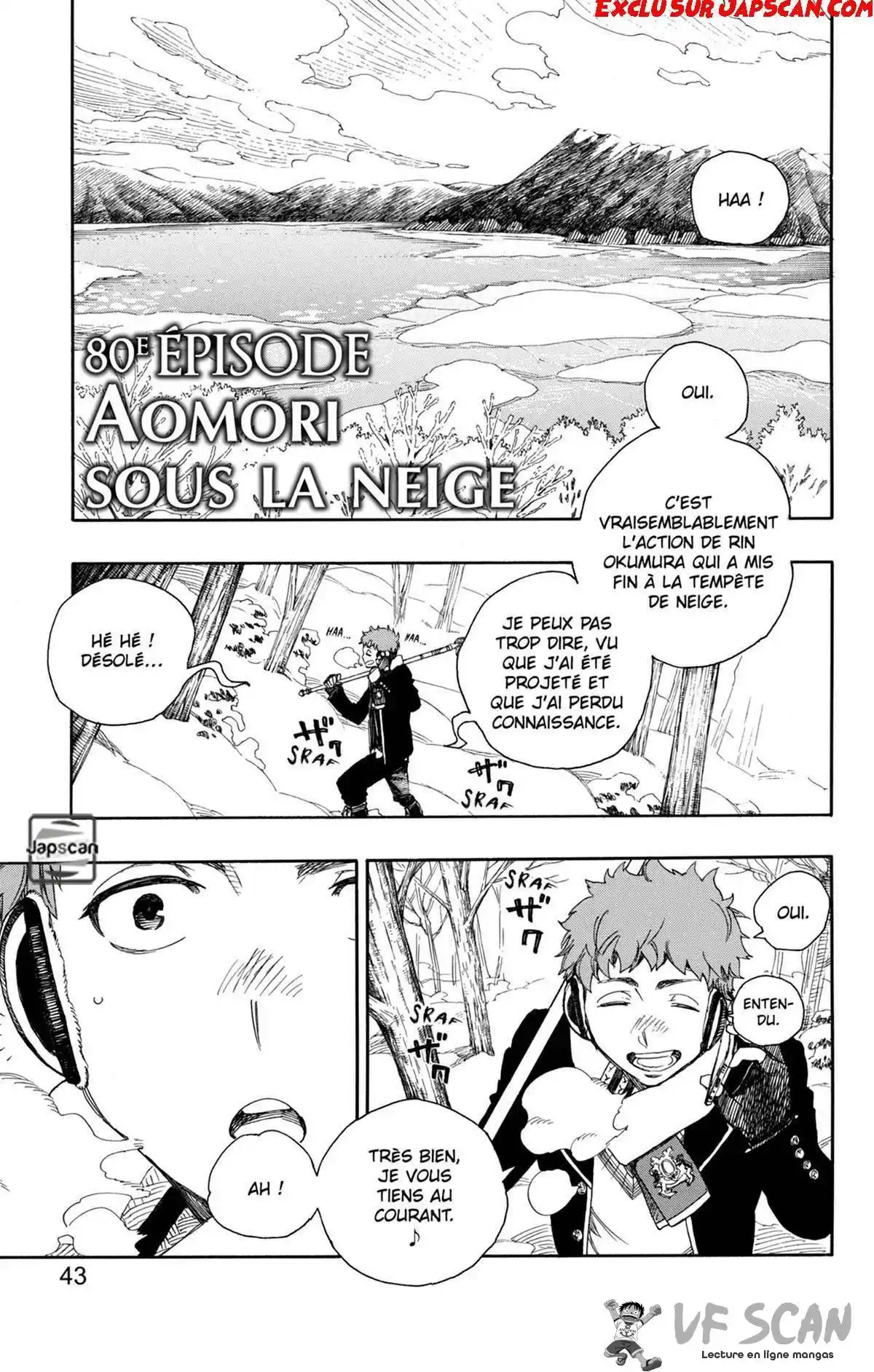 Ao No Exorcist 80 page 1