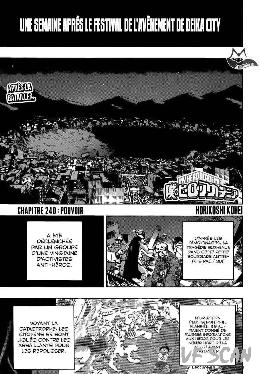 My Hero Academia 240 page 1