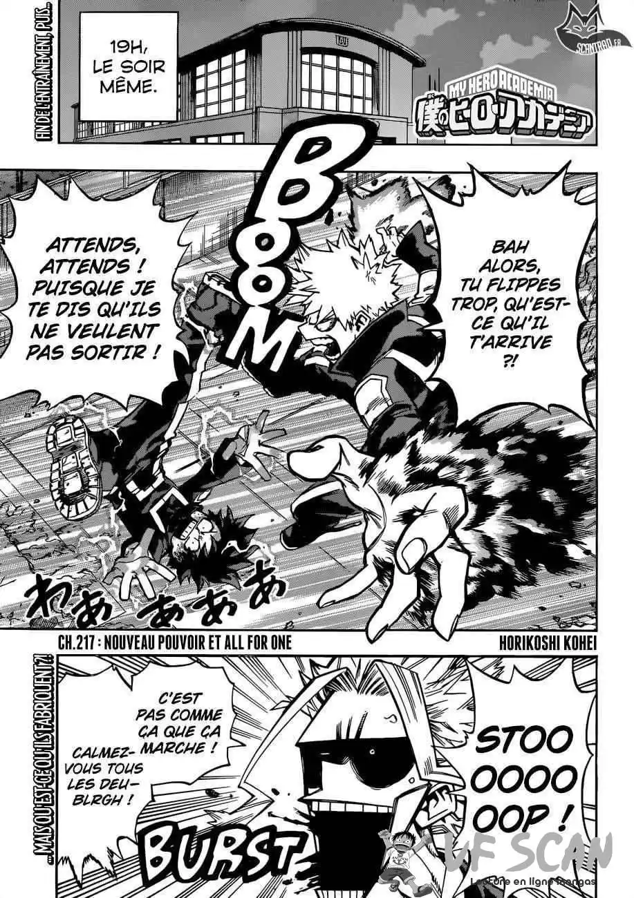 My Hero Academia 217 page 1