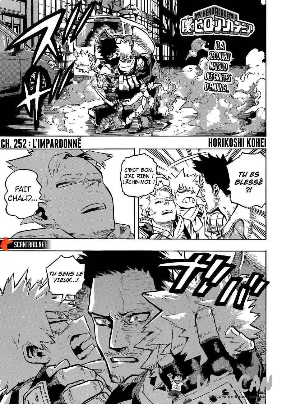 My Hero Academia 252 page 1