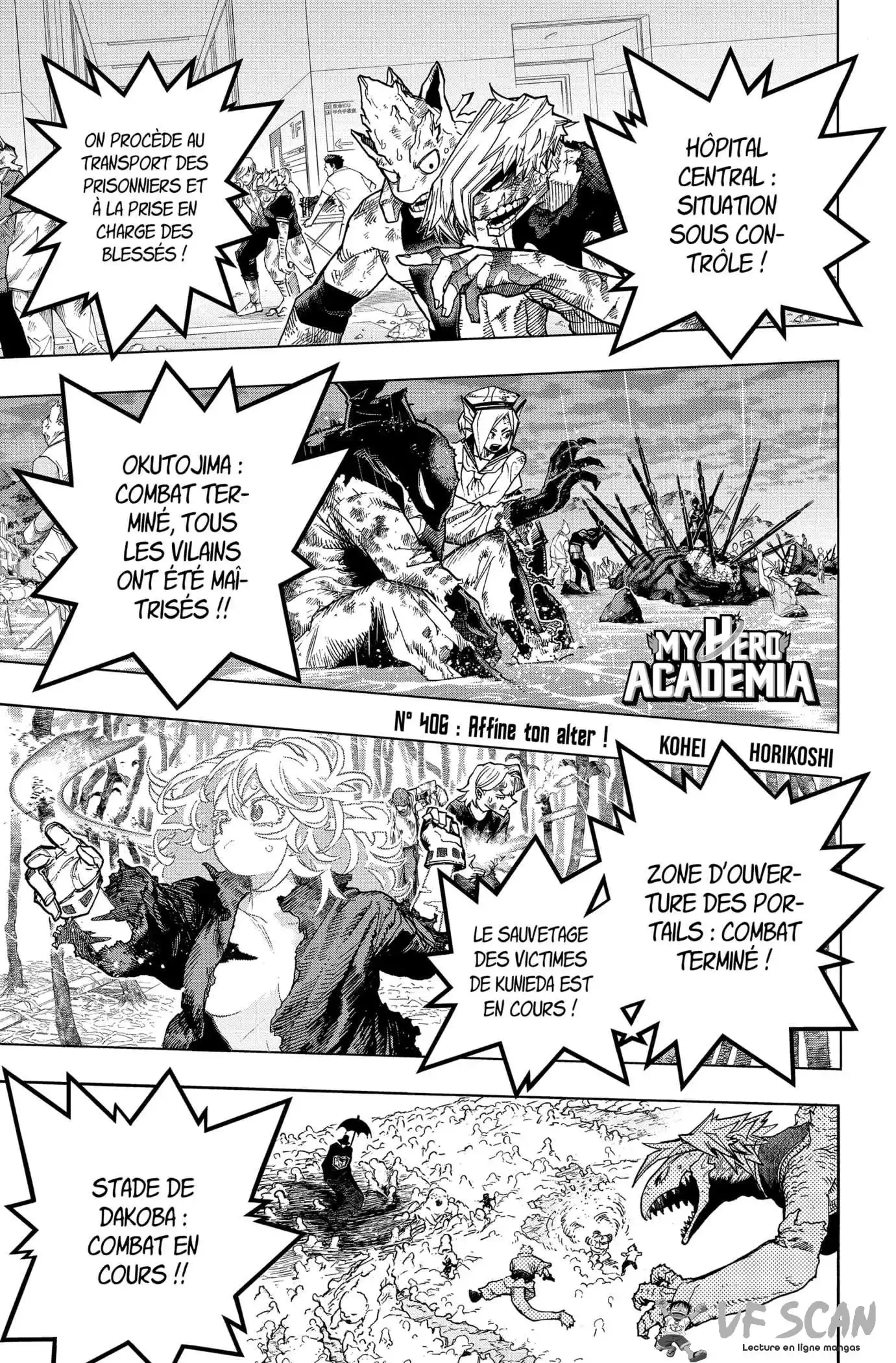 My Hero Academia 406 page 1