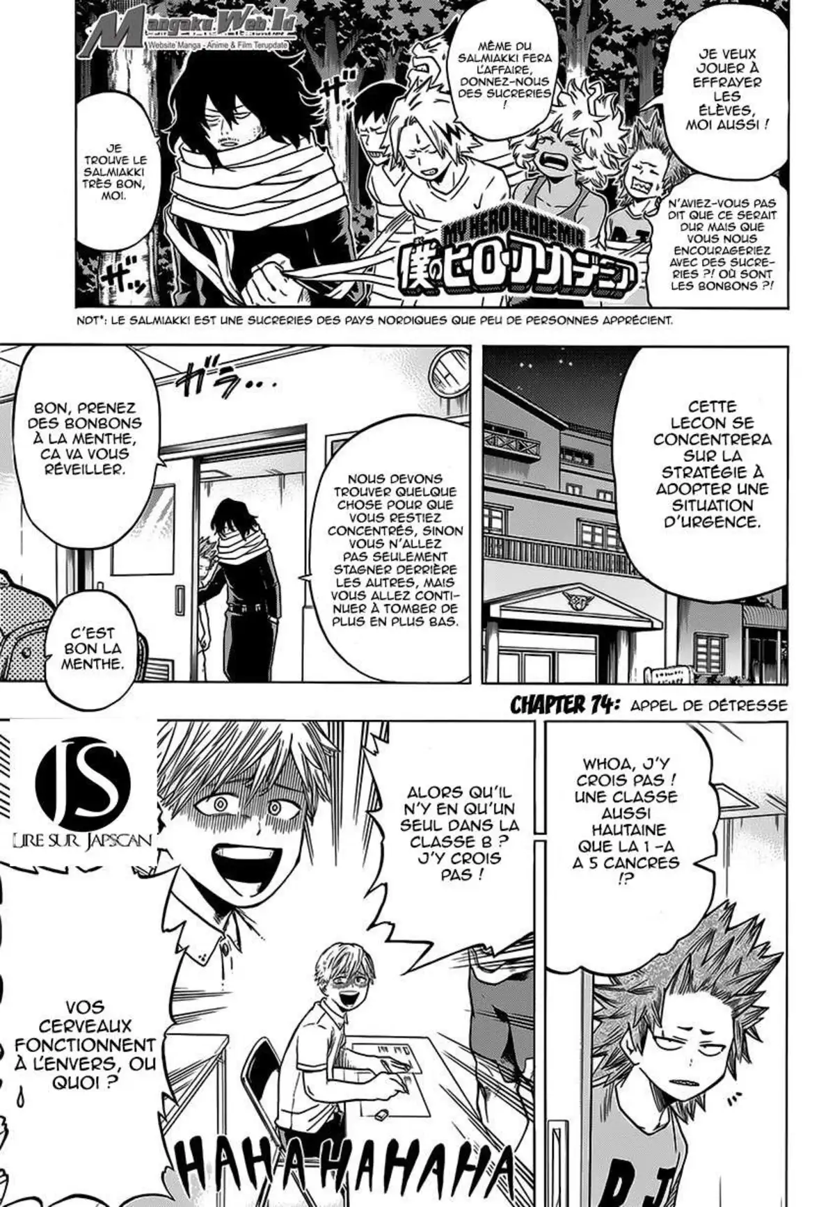 My Hero Academia 74 page 1