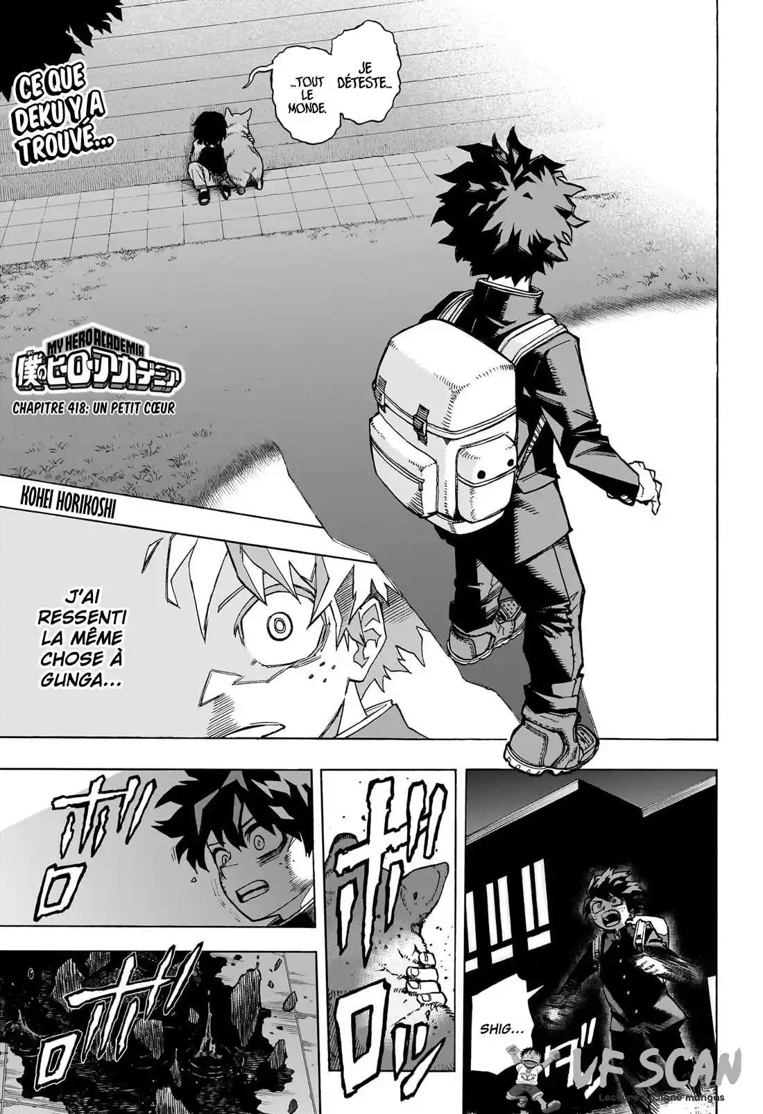 My Hero Academia 418 page 1