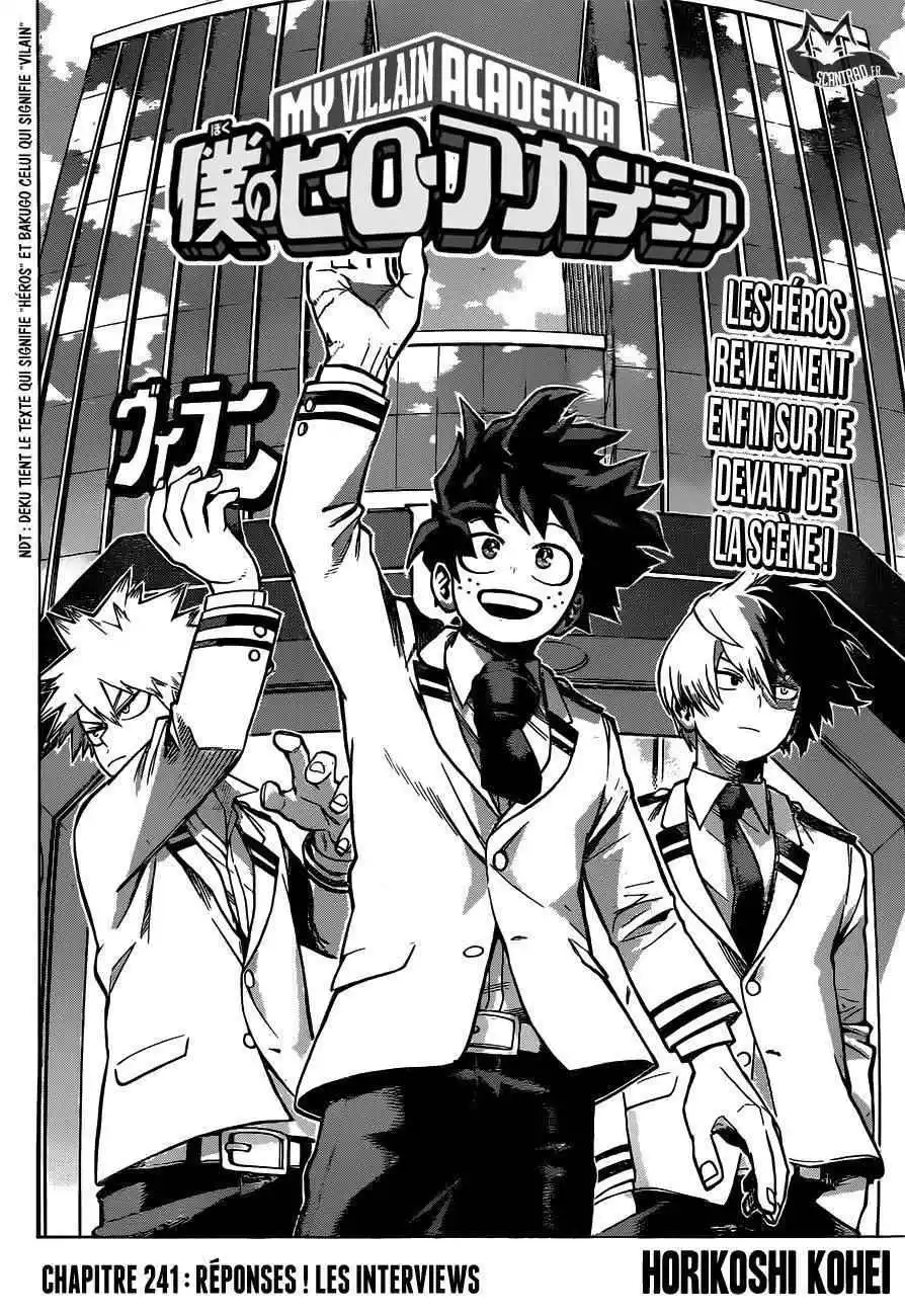 My Hero Academia 241 page 3