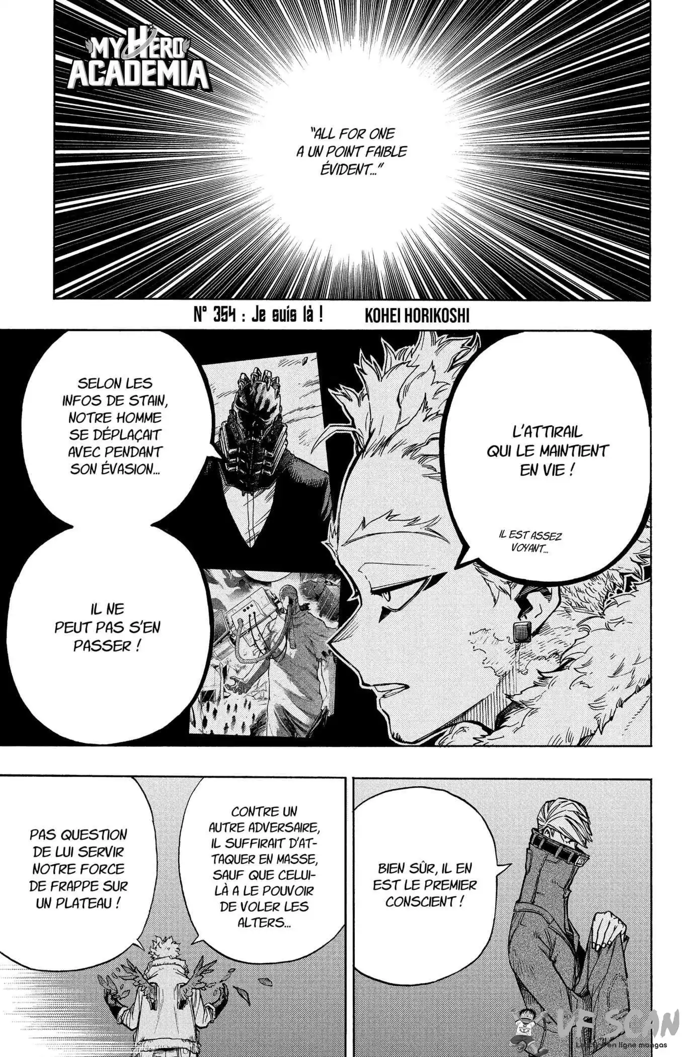 My Hero Academia 354 page 1