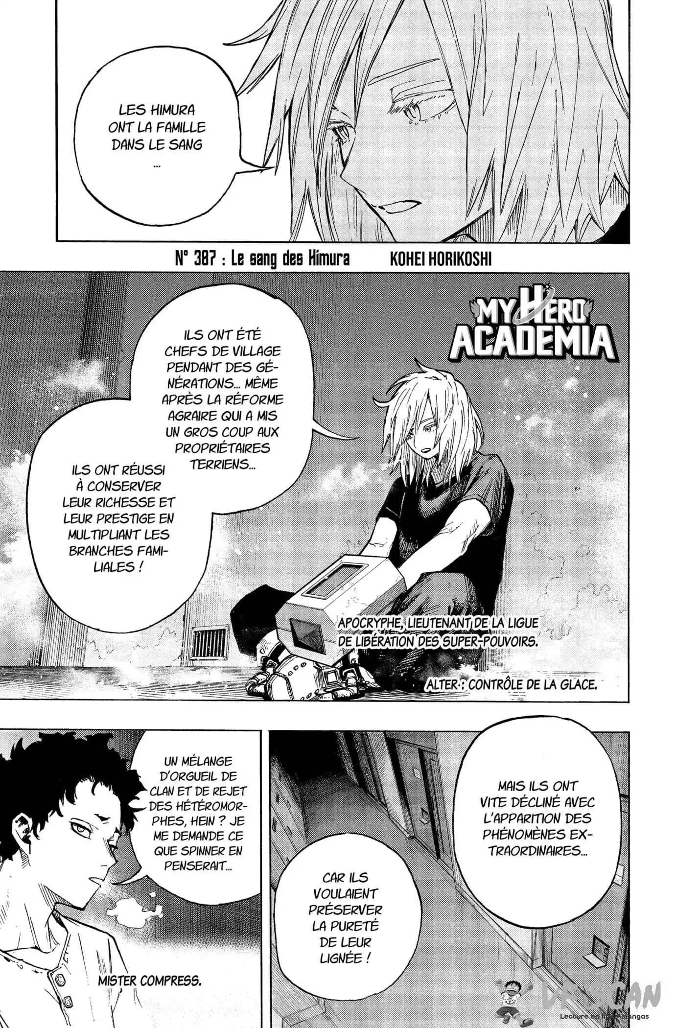 My Hero Academia 387 page 1