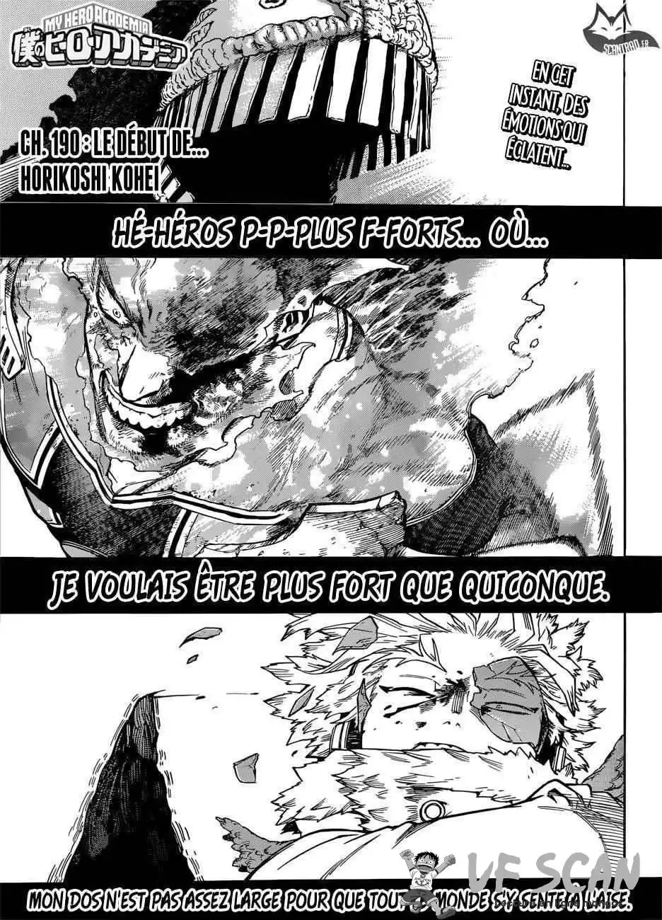 My Hero Academia 190 page 1
