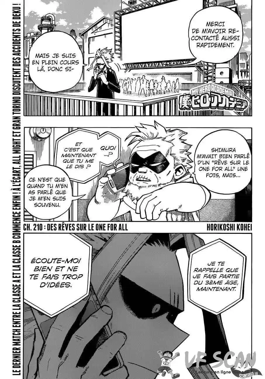 My Hero Academia 210 page 1