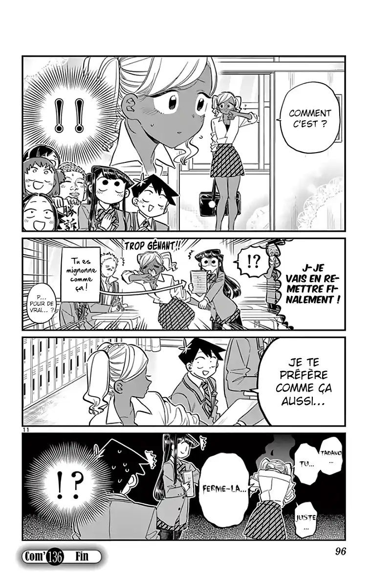 Komi-san wa Commu-shou desu. 136 page 8