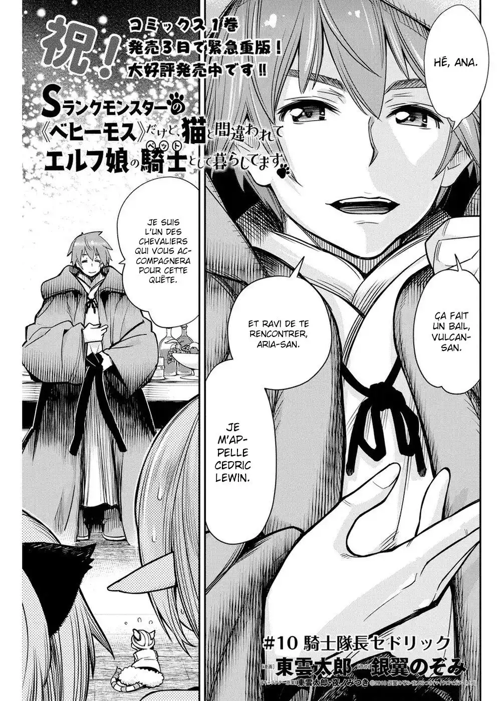S-Rank Monster no Behemoth Dakedo, Neko to Machigawarete Erufu Musume no Kishi (Pet) Toshite Kurashitemasu 10 page 2
