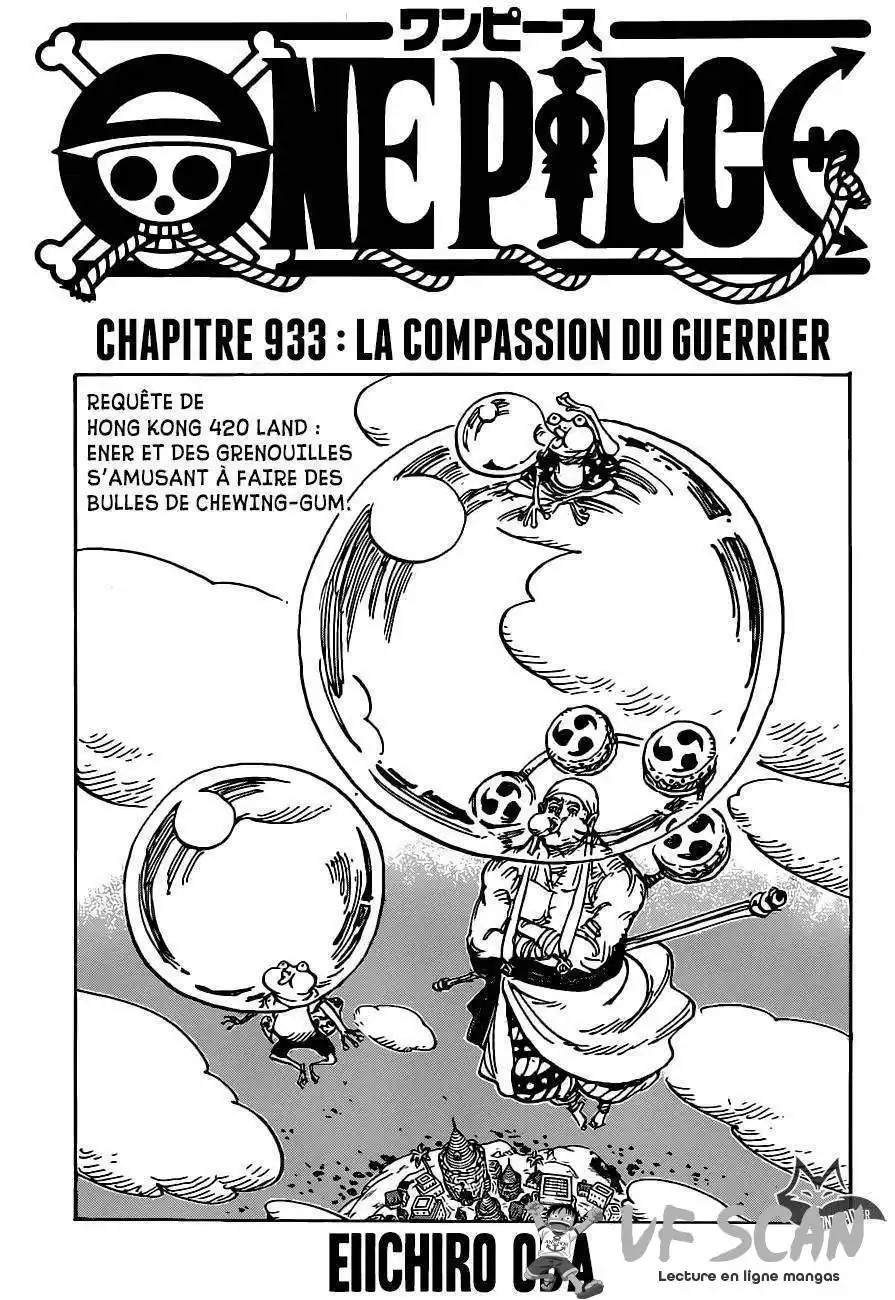 One Piece 933 page 1