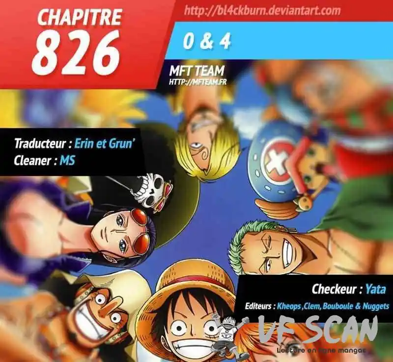 One Piece 826 page 1