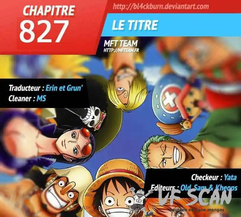One Piece 827 page 1