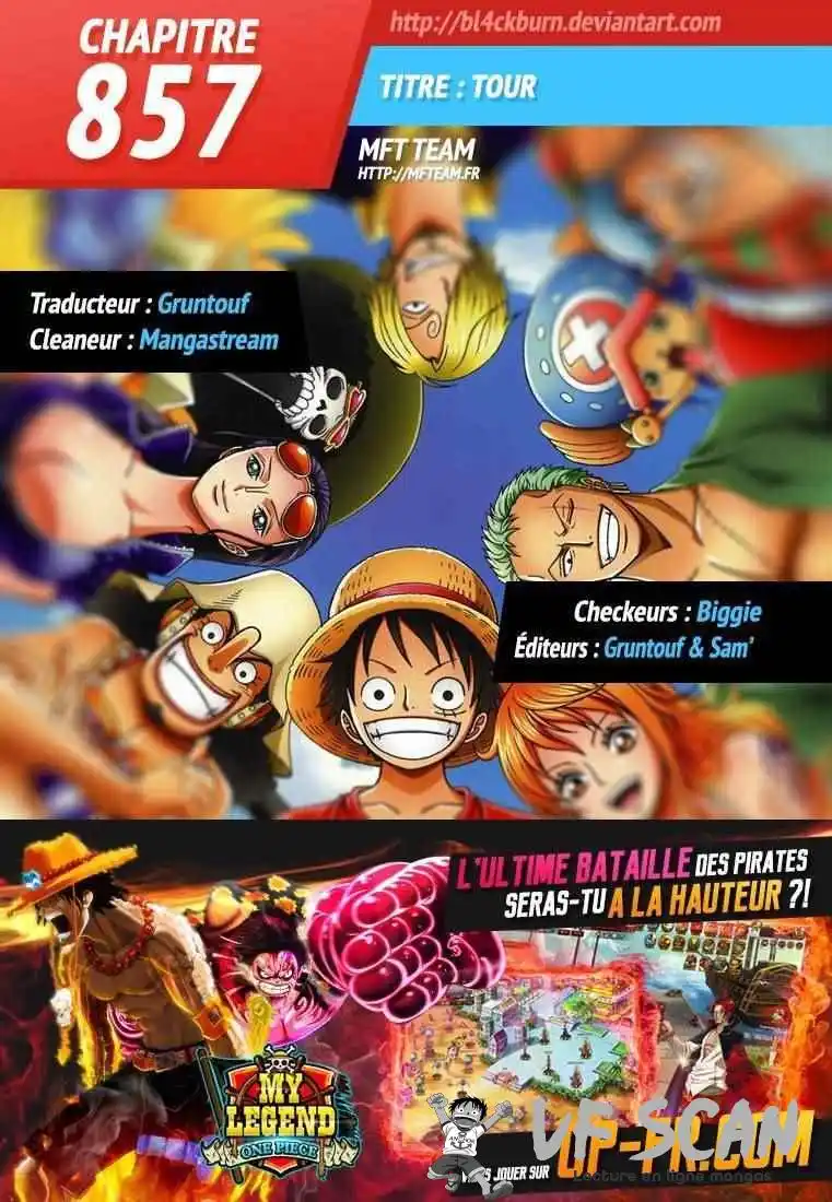 One Piece 857 page 1