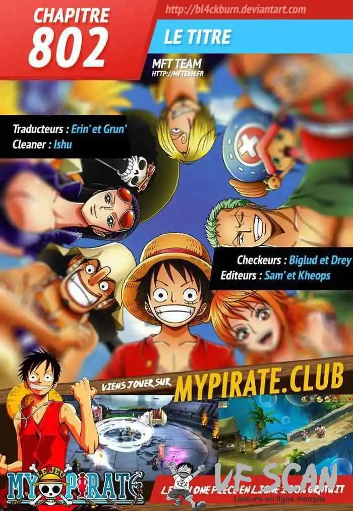One Piece 802 page 1