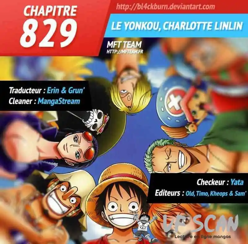 One Piece 829 page 1