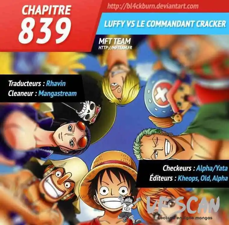 One Piece 839 page 1