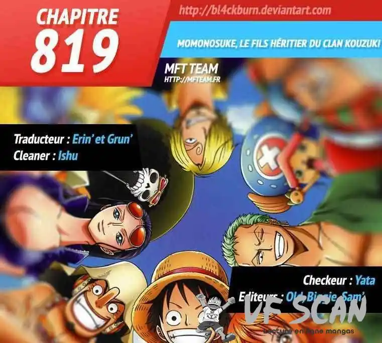 One Piece 819 page 1