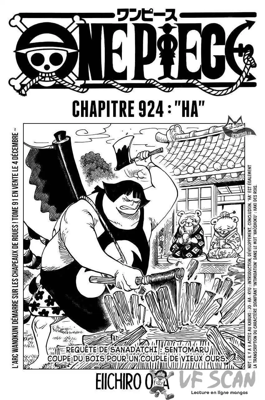 One Piece 924 page 1