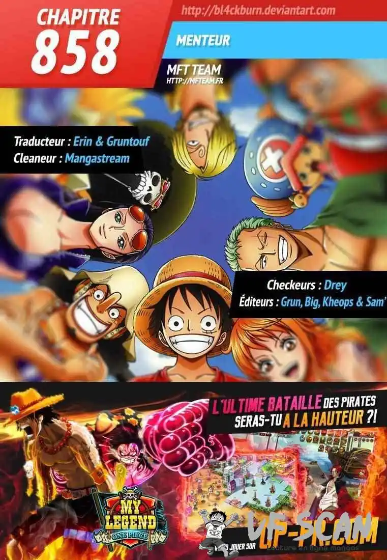 One Piece 858 page 1