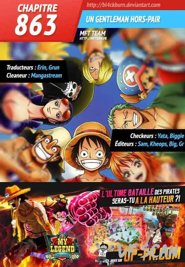 One Piece 863 page 1