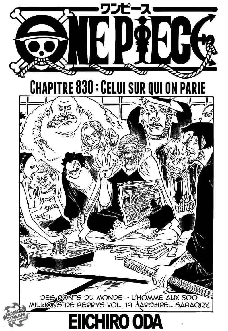 One Piece 830 page 2