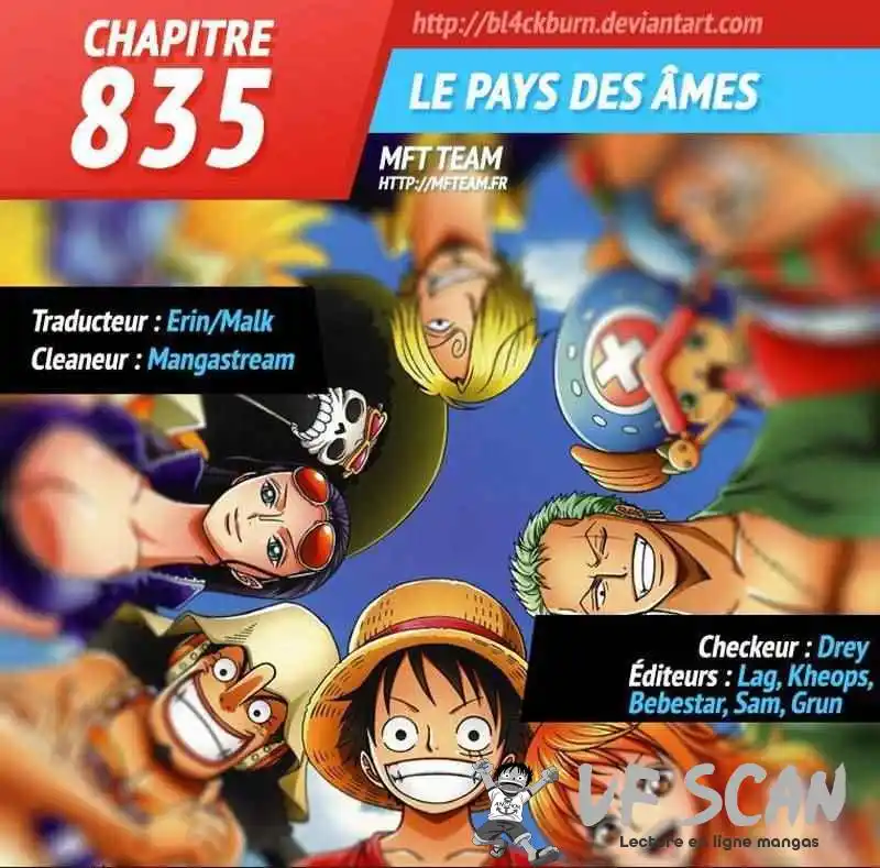 One Piece 835 page 1