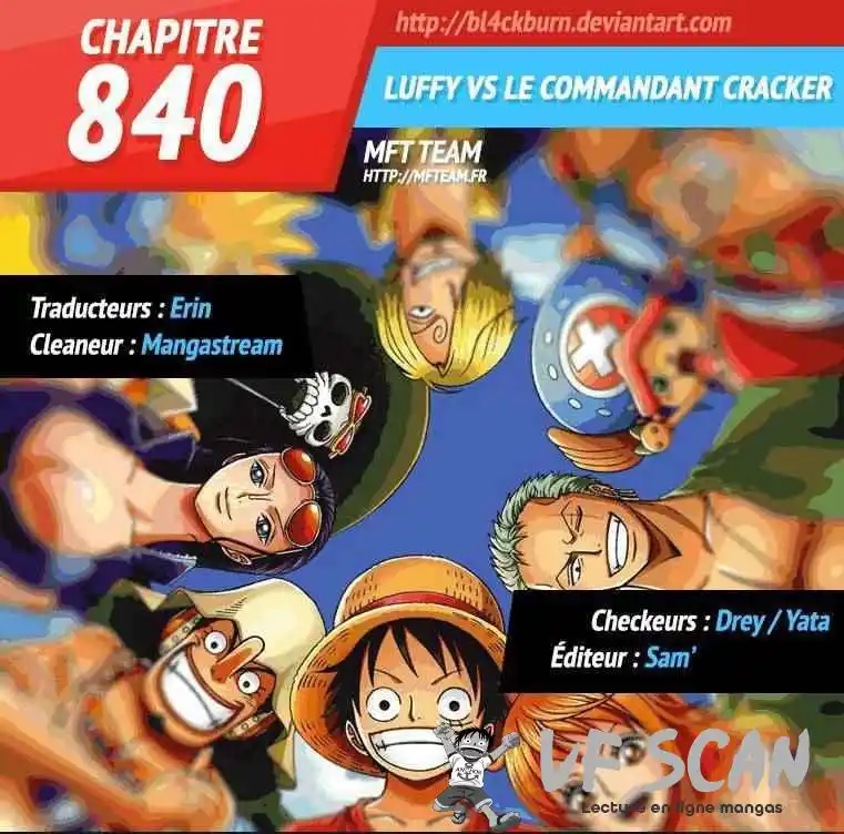 One Piece 840 page 1