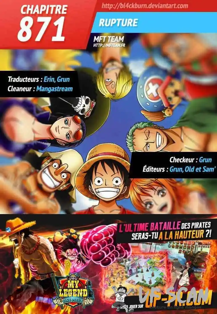 One Piece 871 page 1