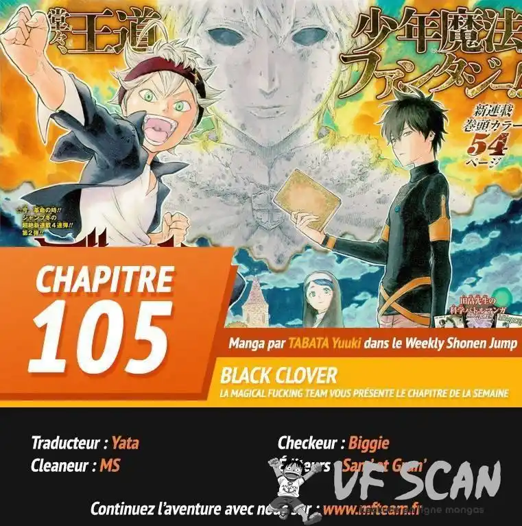 Black Clover 105 page 1