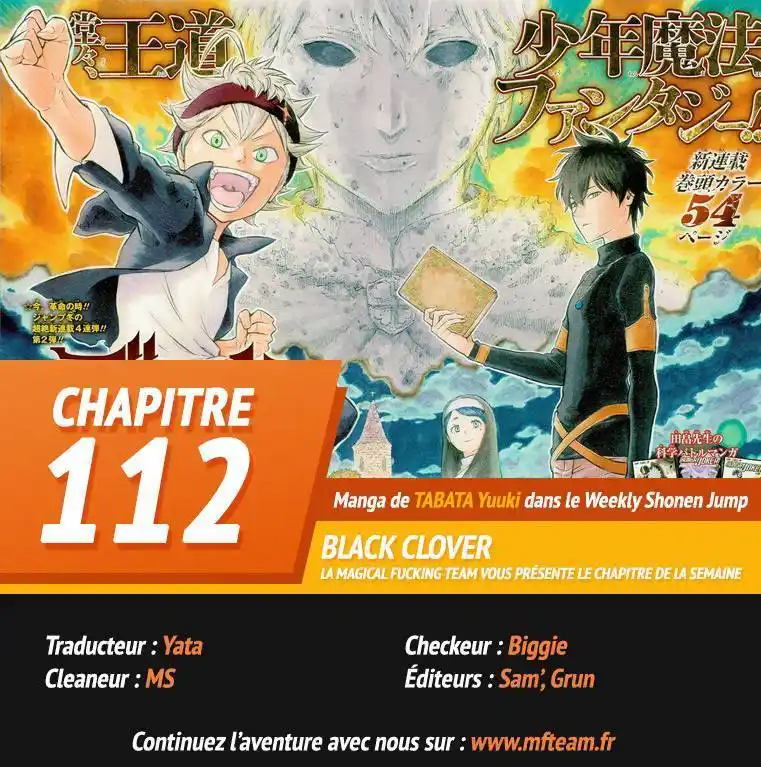 Black Clover 112 page 2