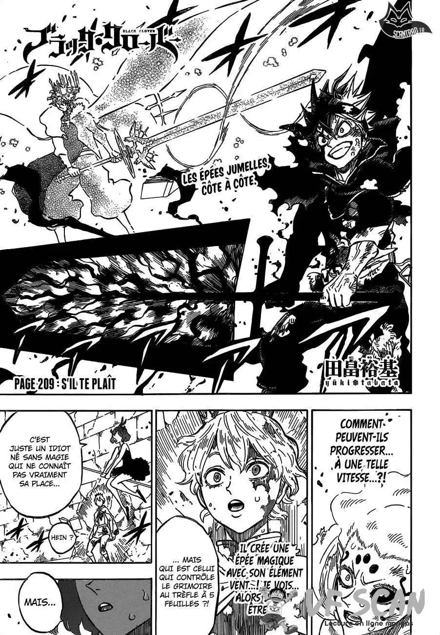 Black Clover 209 page 1