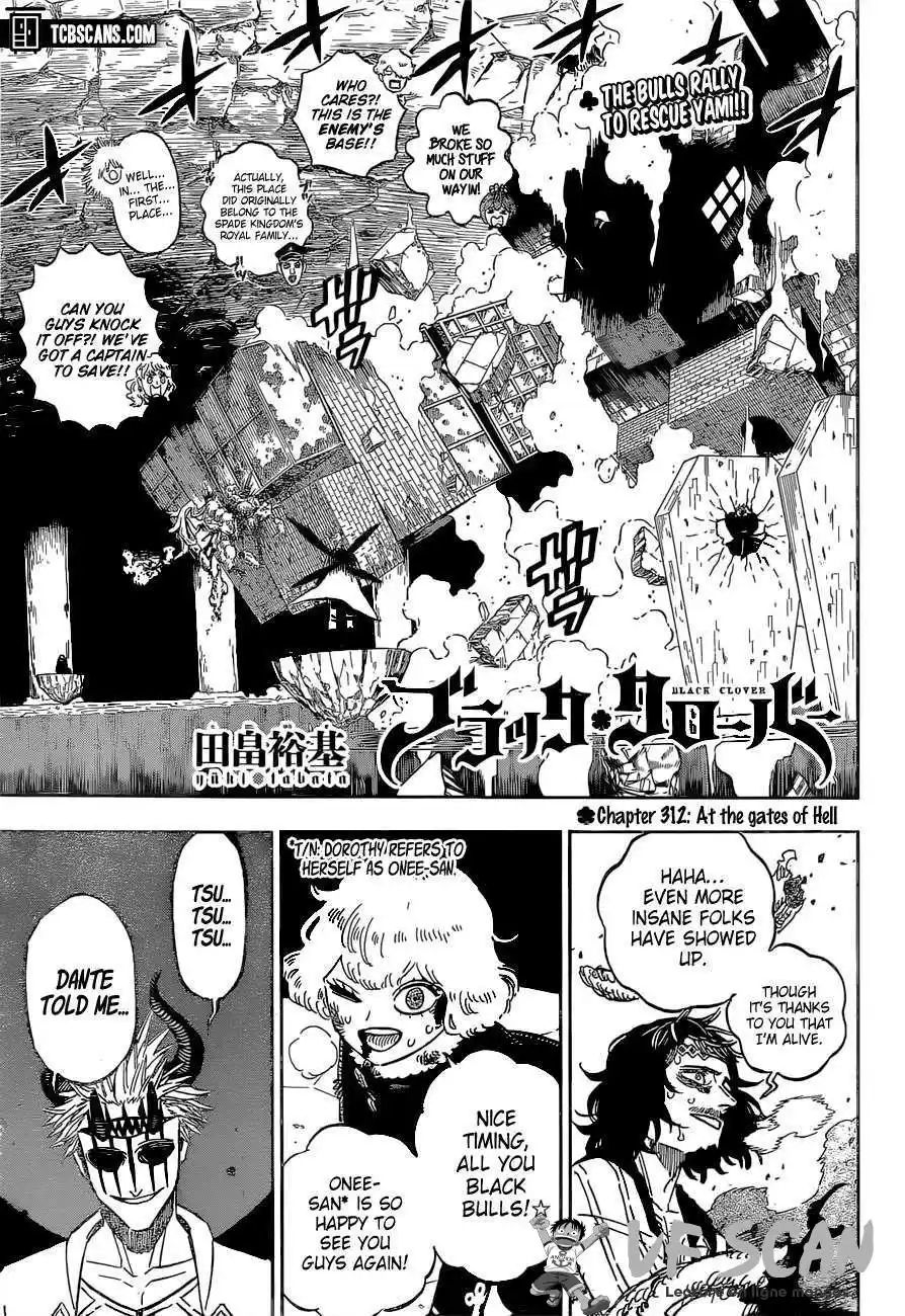 Black Clover 312 page 1