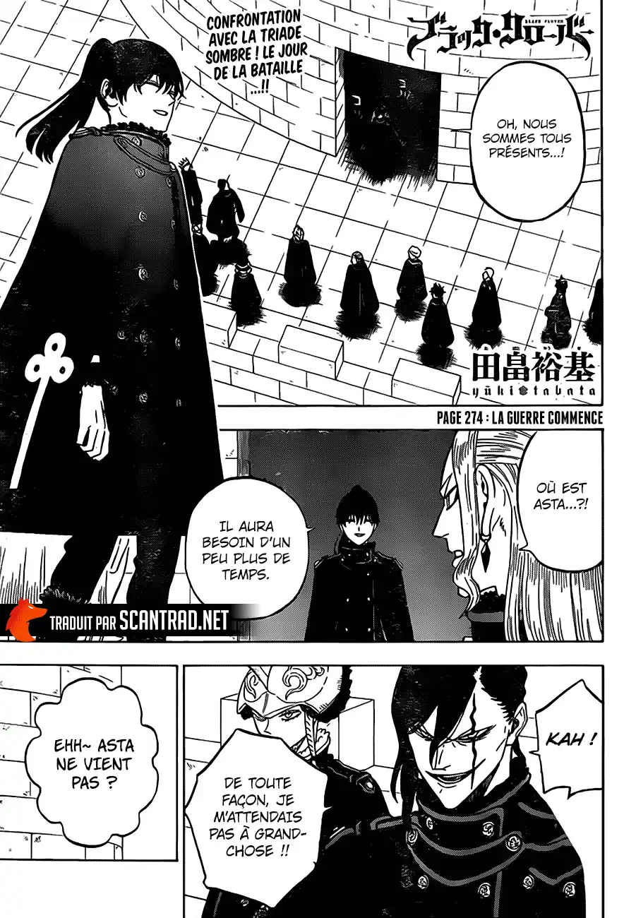 Black Clover 274 page 1