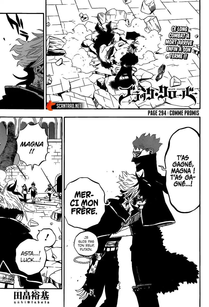Black Clover 294 page 1