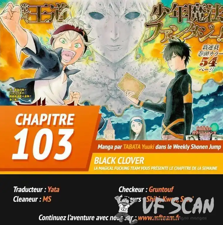 Black Clover 103 page 1