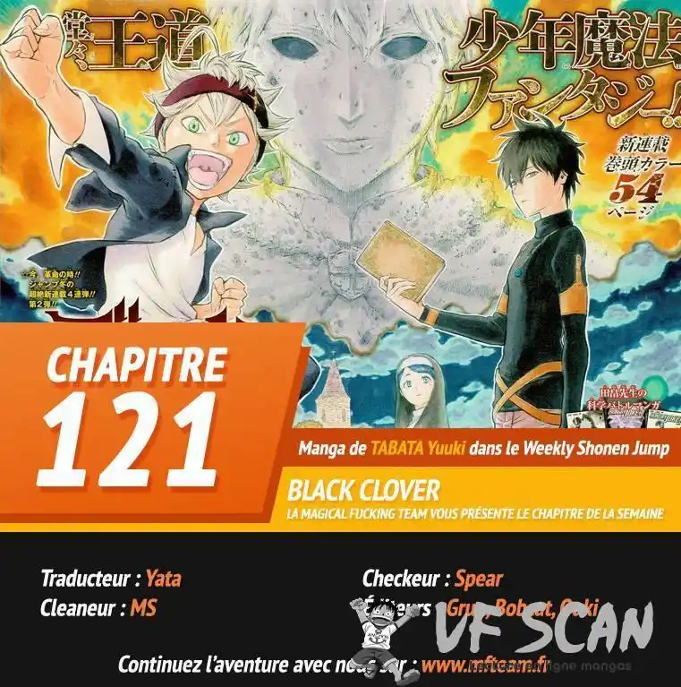 Black Clover 121 page 1