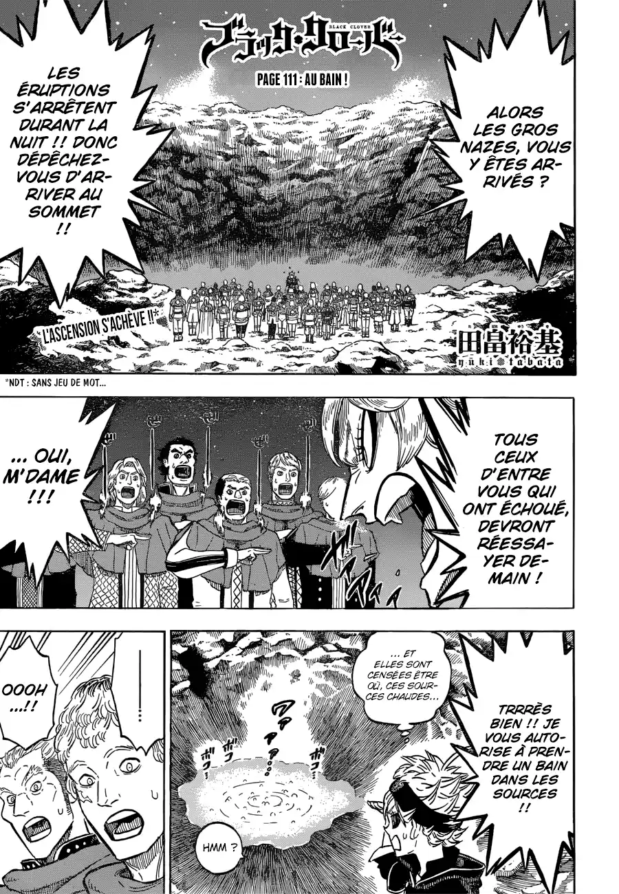 Black Clover 111 page 1