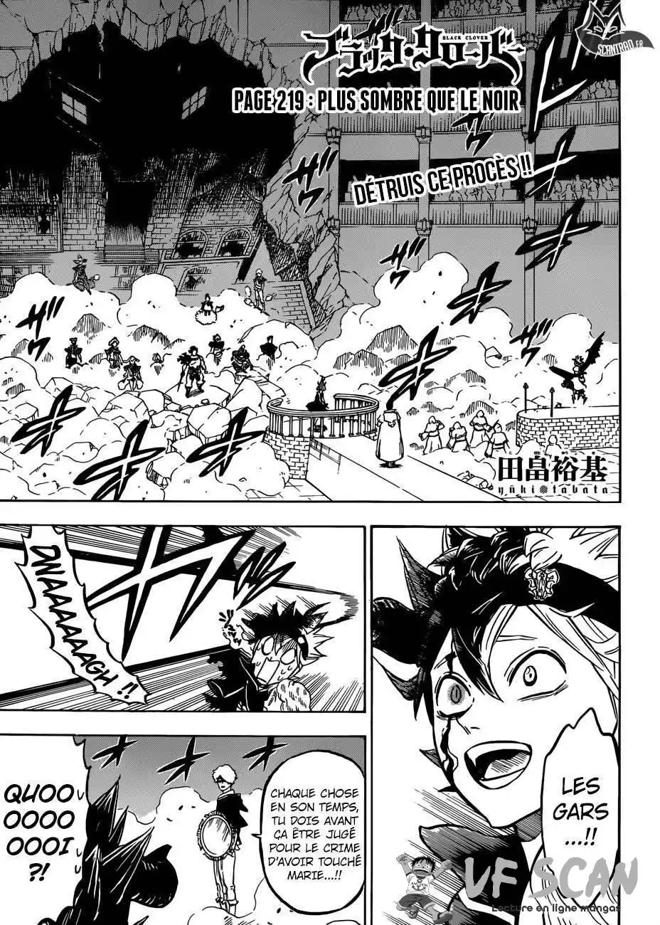 Black Clover 219 page 1