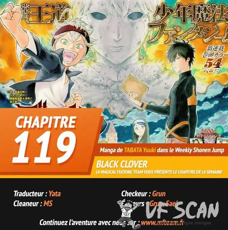 Black Clover 119 page 1