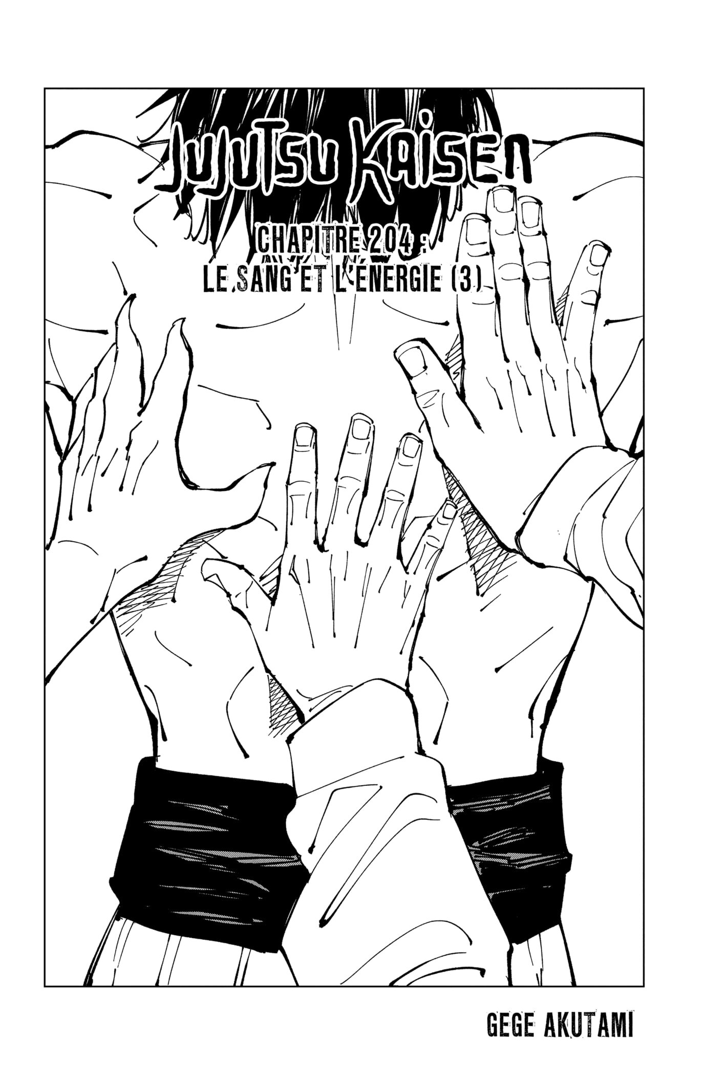 Jujutsu Kaisen 204 page 1