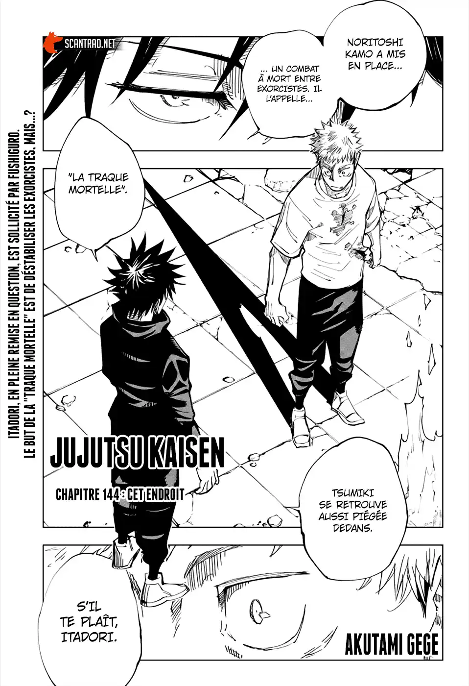 Jujutsu Kaisen 144 page 1