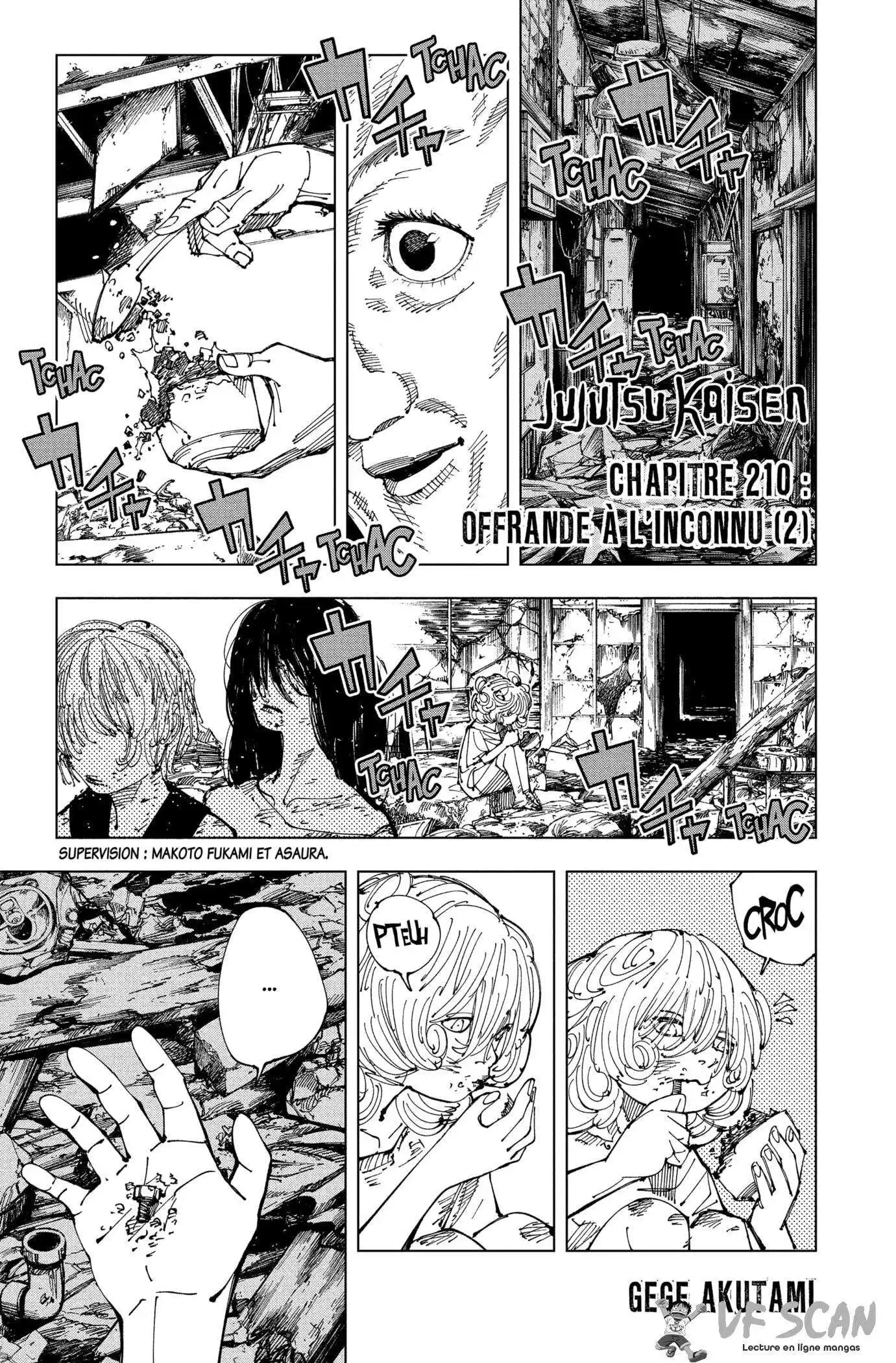 Jujutsu Kaisen 210 page 1
