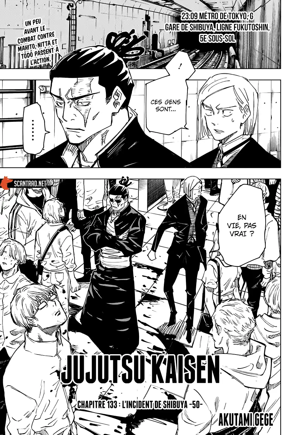 Jujutsu Kaisen 133 page 1