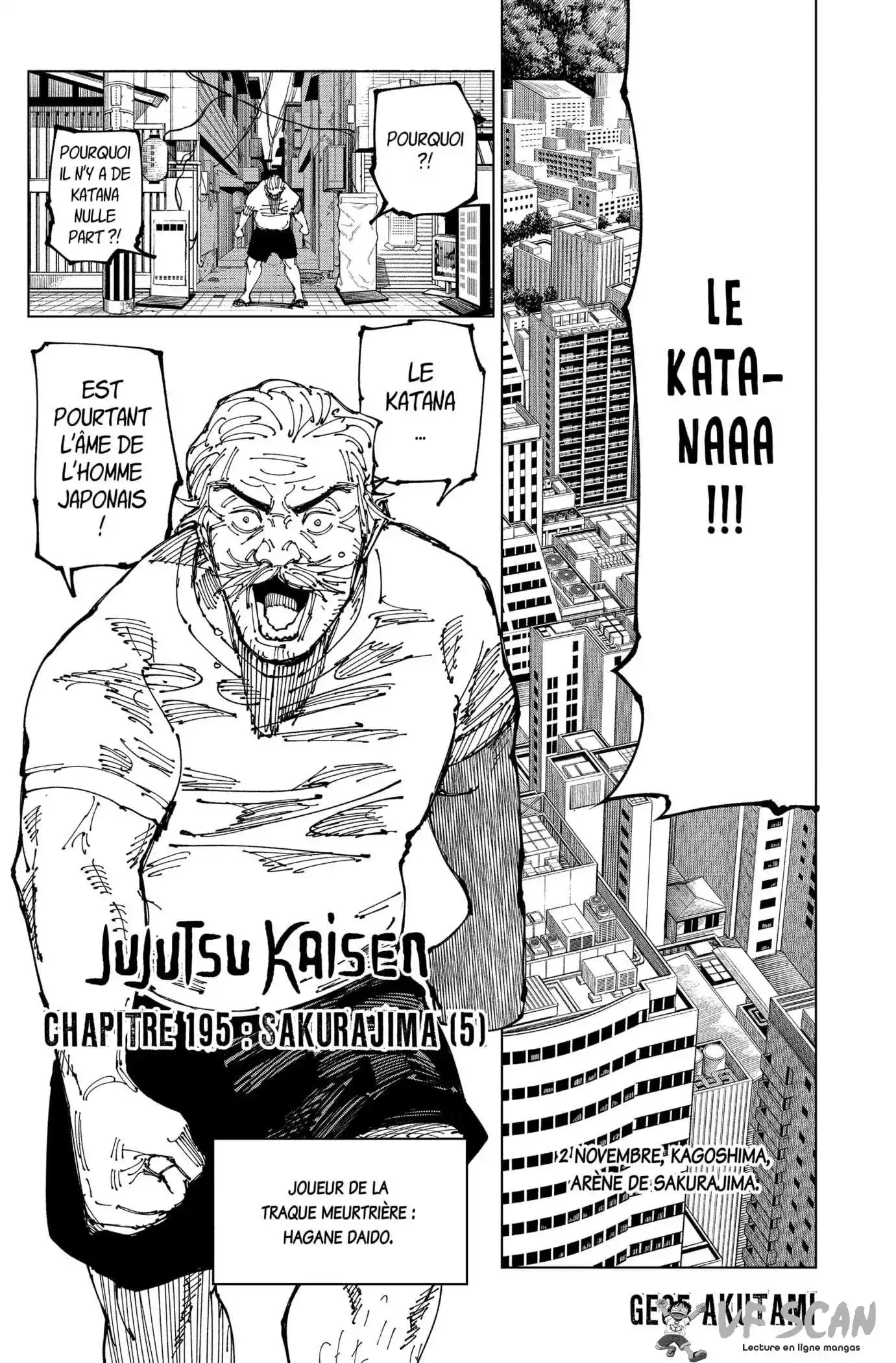 Jujutsu Kaisen 195 page 1