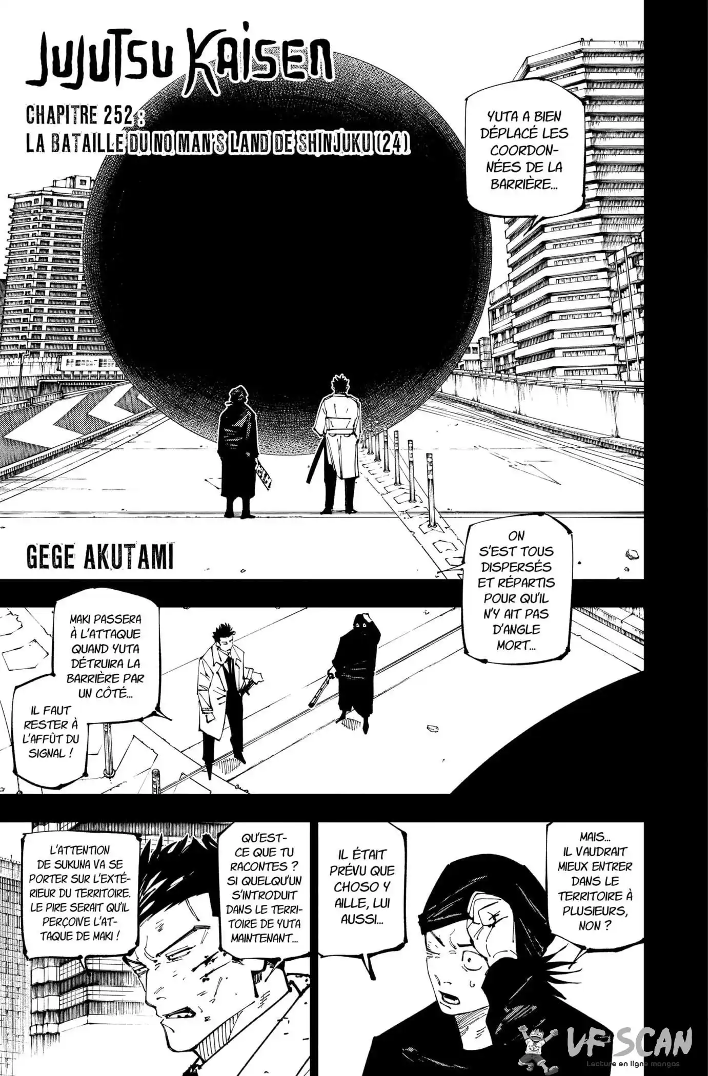 Jujutsu Kaisen 252 page 1
